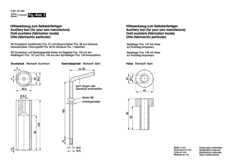 New Genuine Bosch 3605801000 Valve Insert