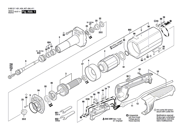New Genuine Bosch 3605806112 Spindle Bearing
