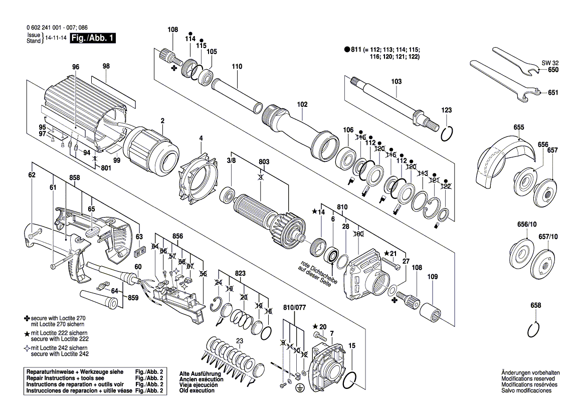 New Genuine Bosch 3605806131 Spindle Housing
