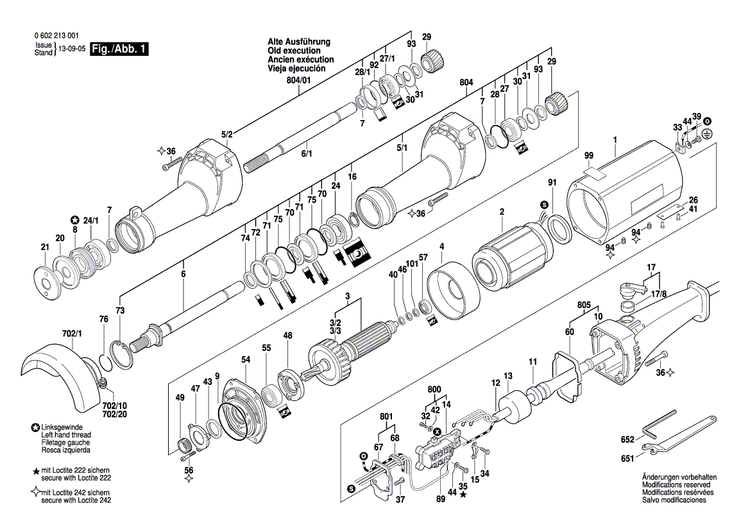 New Genuine Bosch 3605806140 Spindle Bearing