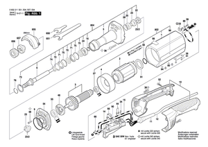 New Genuine Bosch 3605806142 Spindle Bearing