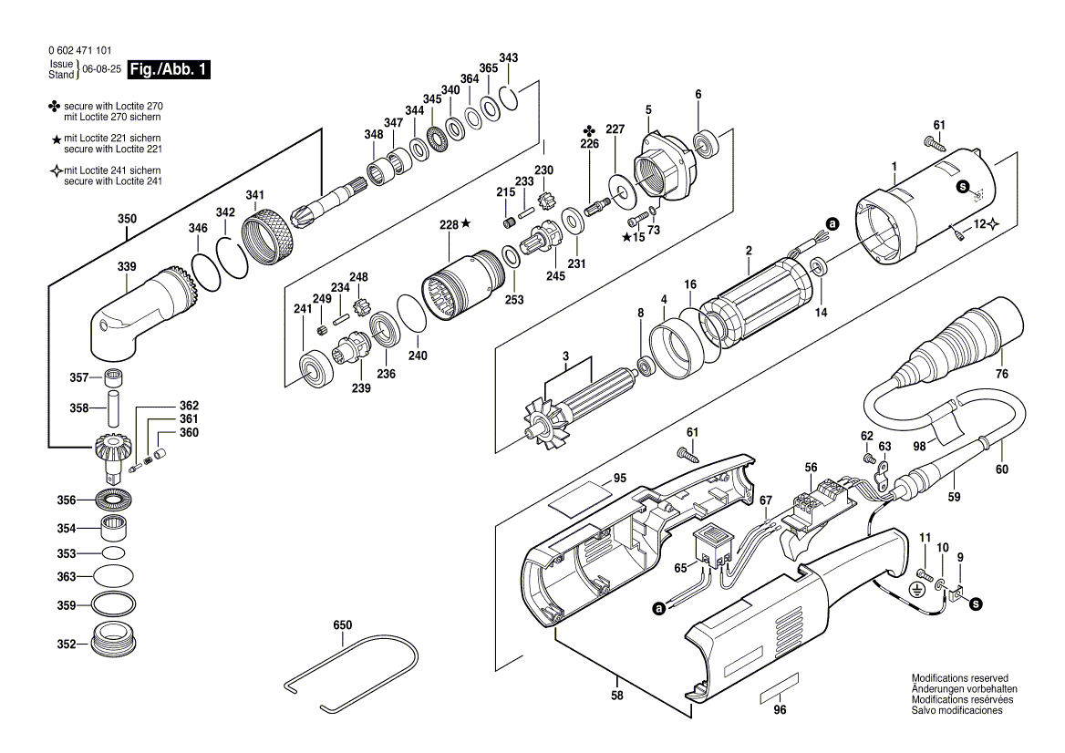 New Genuine Bosch 3606100007 Crown Gear
