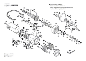 New Genuine Bosch 3606110008 Eccentric Shaft