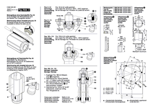 New Genuine Bosch 3606120008 Grinding Spindle