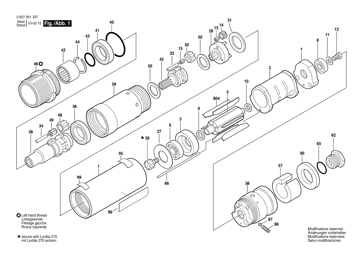 New Genuine Bosch 3606300002 Pinion