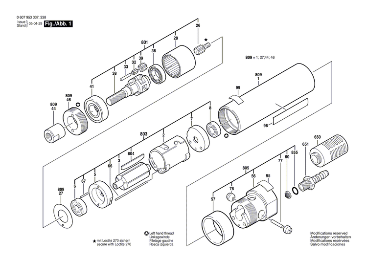 New Genuine Bosch 3606300010 Pinion