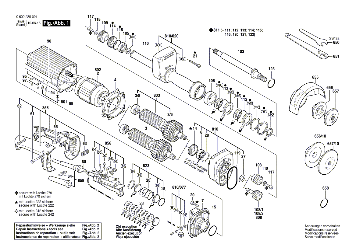 New Genuine Bosch 3606300085 Toothed Gear