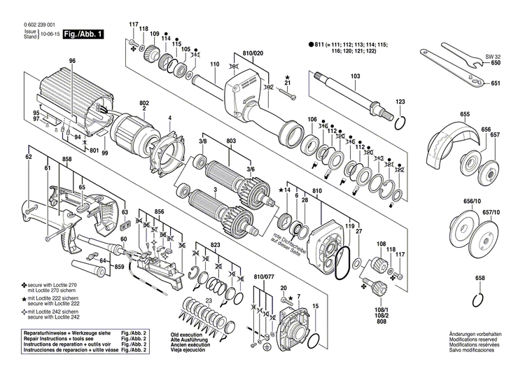 New Genuine Bosch 3606300086 Toothed Gear