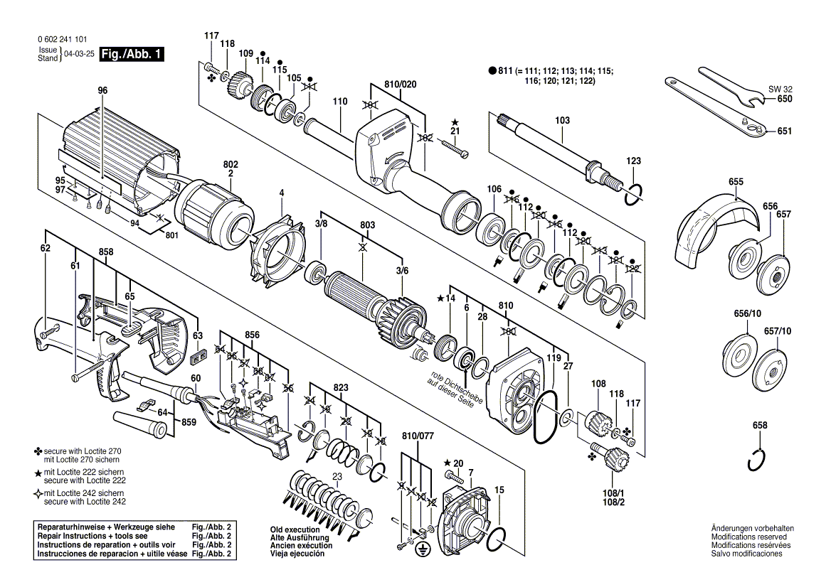 New Genuine Bosch 3606300097 Toothed Gear