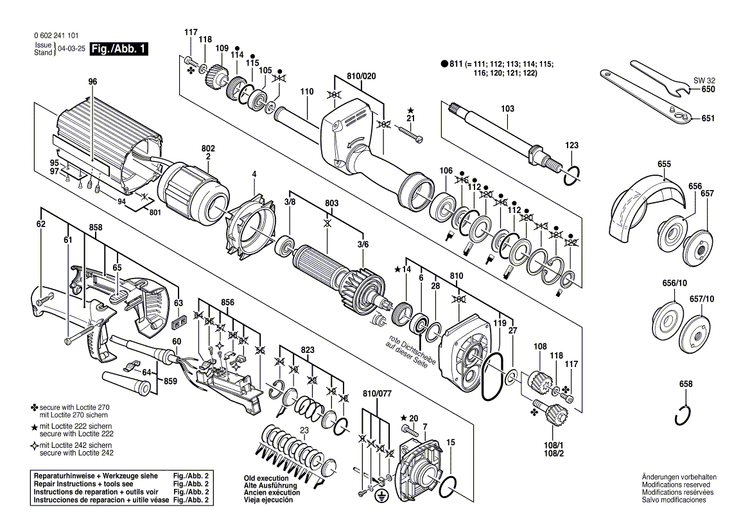 New Genuine Bosch 3606300097 Toothed Gear