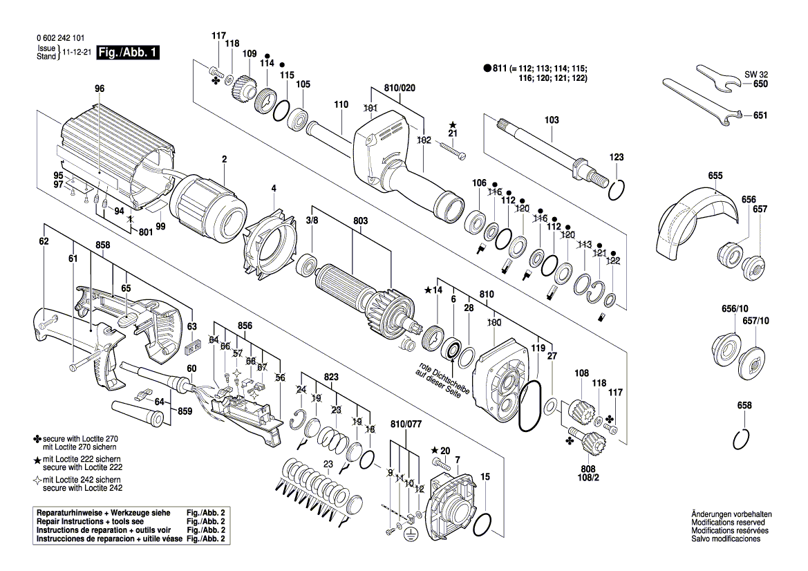 New Genuine Bosch 3606300098 Pinion