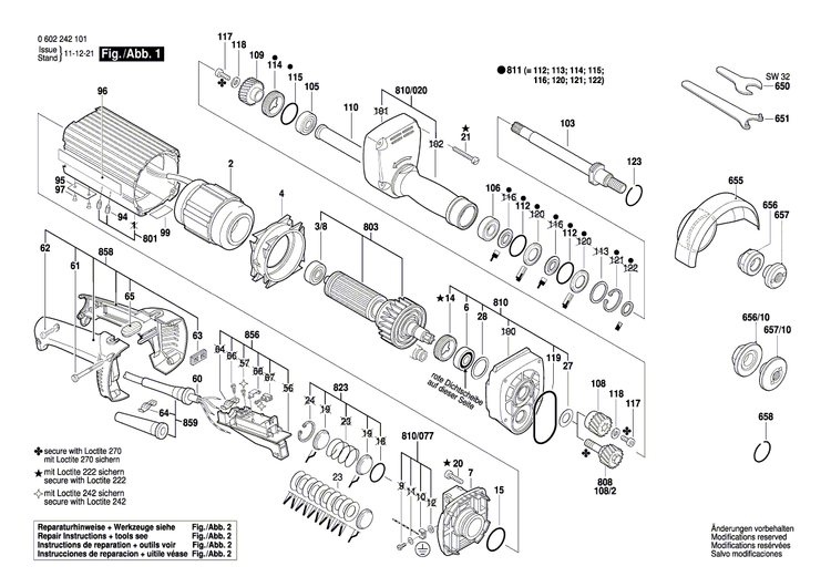 New Genuine Bosch 3606300098 Pinion