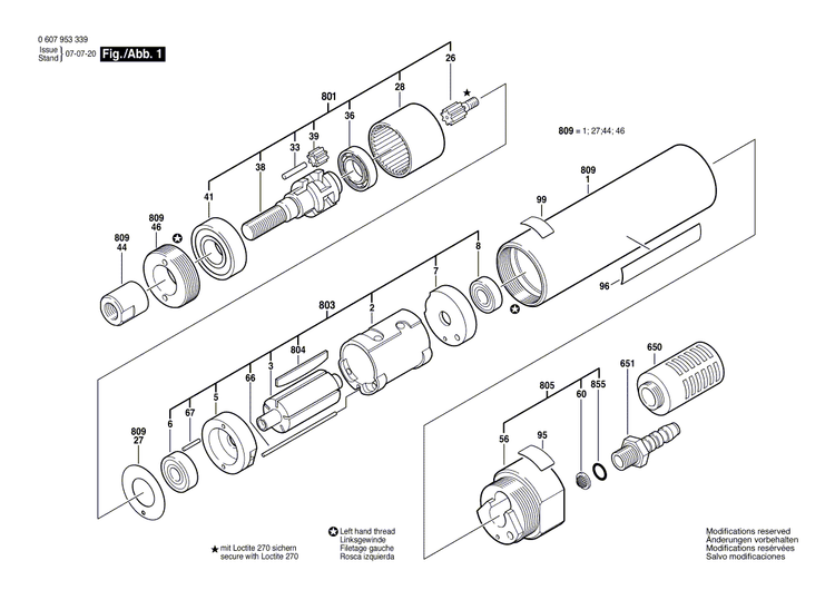 New Genuine Bosch 3606300136 Pinion