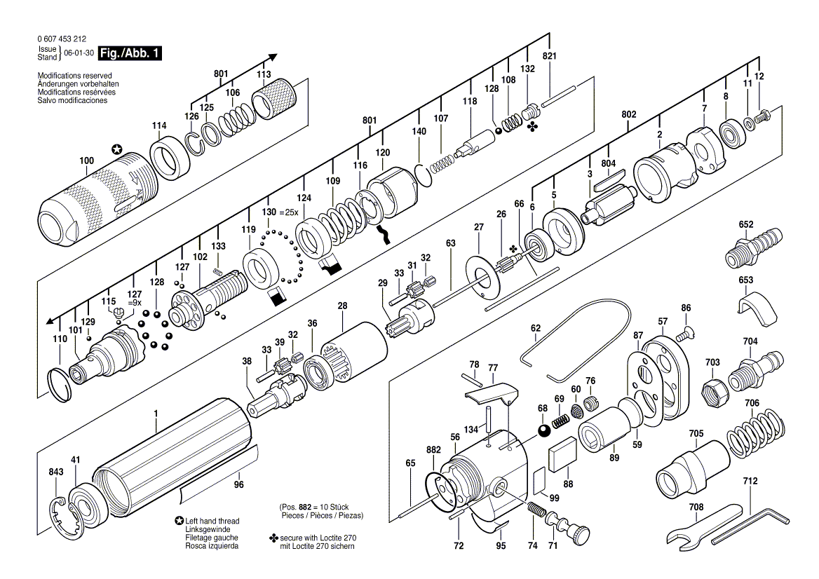 New Genuine Bosch 3606300163 Pinion