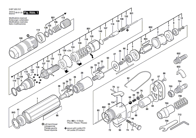 New Genuine Bosch 3606300163 Pinion