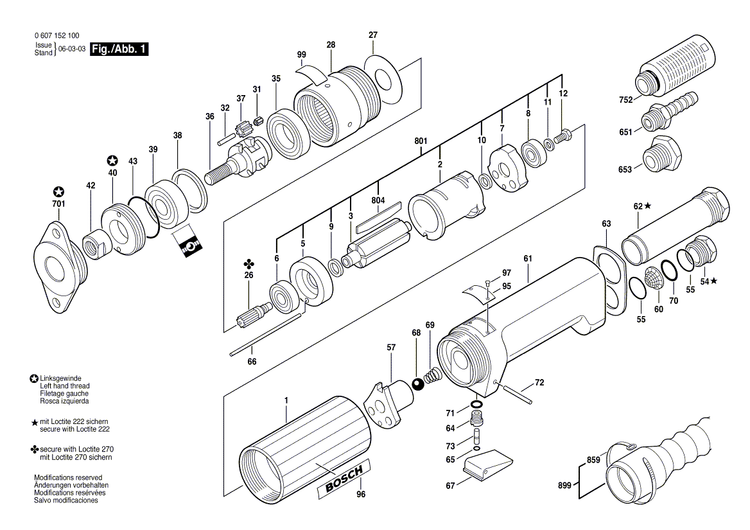 New Genuine Bosch 3606300170 Pinion