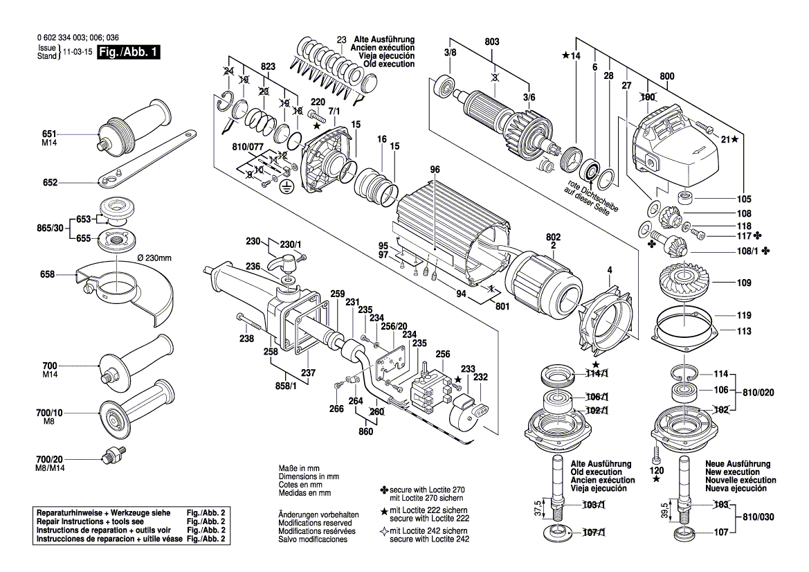 New Genuine Bosch 3606309016 Pinion