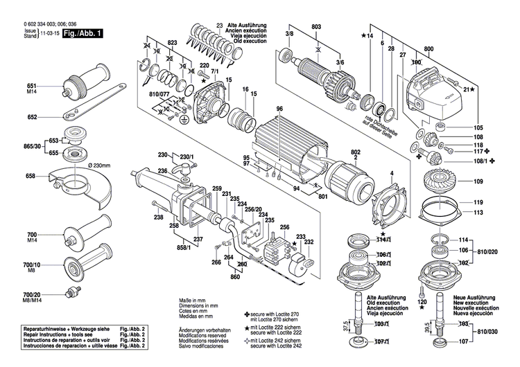 New Genuine Bosch 3606309016 Pinion
