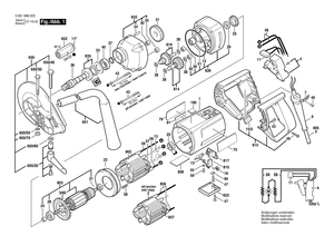 New Genuine Bosch 3606309046 Spindle With Gear