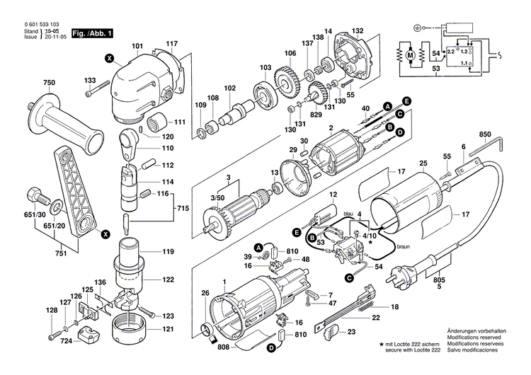 New Genuine Bosch 3606316086 Cylindrical Gear