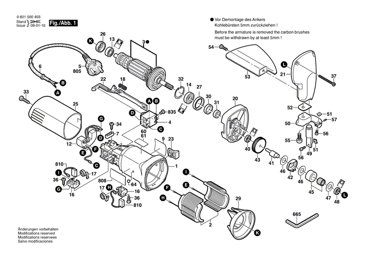 New Genuine Bosch 3606316096 Cylindrical Gear
