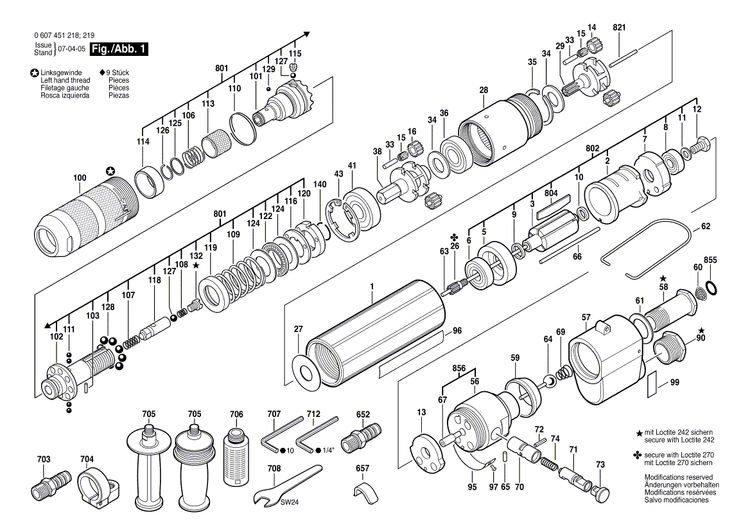 New Genuine Bosch 3606316100 Cylindrical Gear