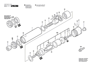 New Genuine Bosch 3606316112 Cylindrical Gear