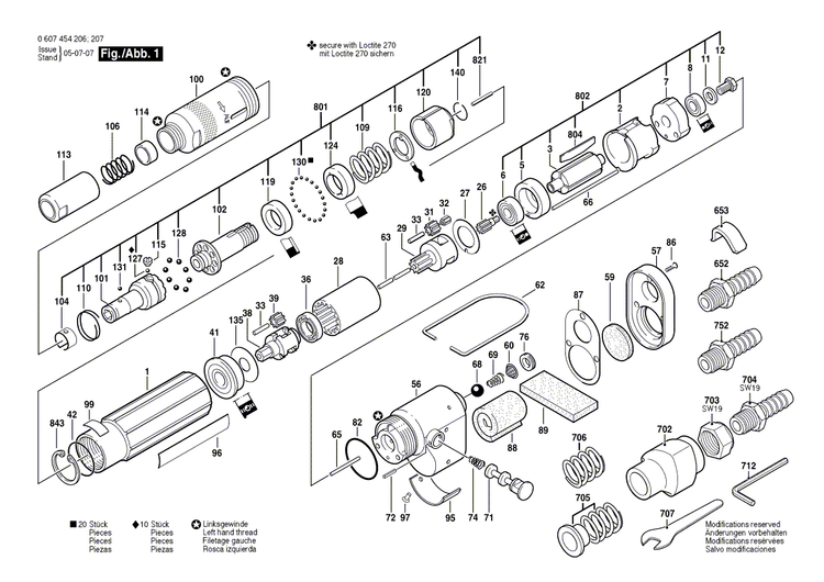 New Genuine Bosch 3606316114 Cylindrical Gear