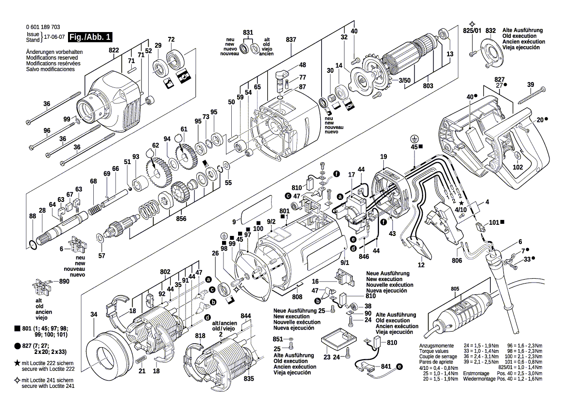 New Genuine Bosch 3606317047 Cylindrical Gear