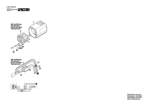 New Genuine Bosch 3606320000 Spindle With Gear