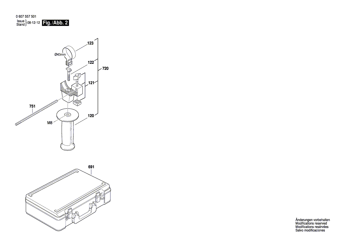 New Genuine Bosch 3606320012 Cylindrical Gear