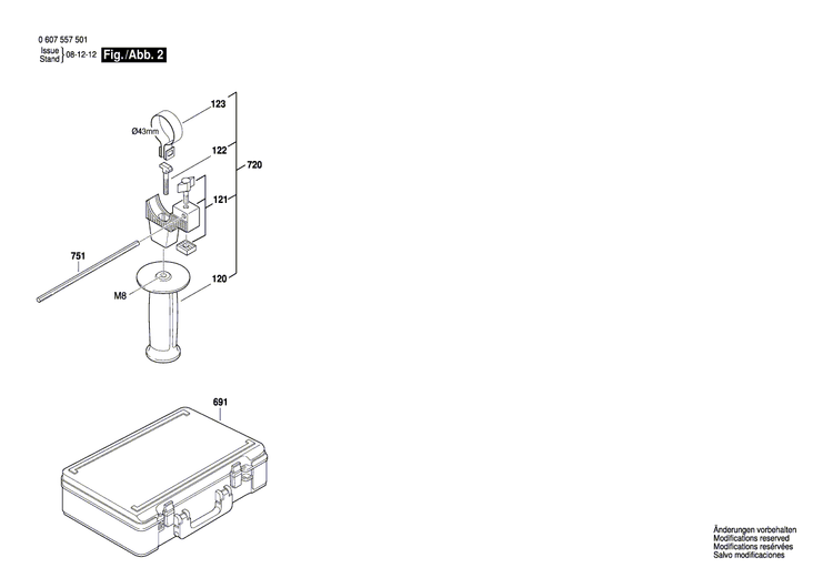 New Genuine Bosch 3606320012 Cylindrical Gear