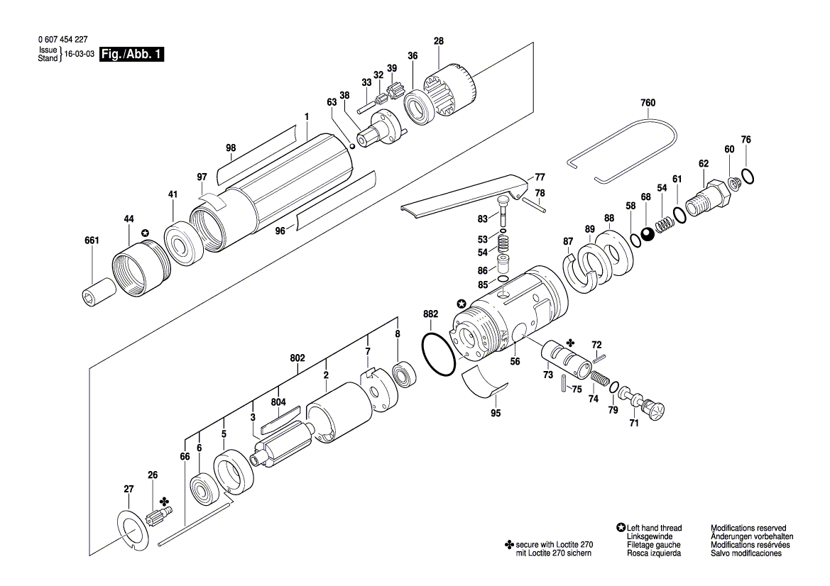New Genuine Bosch 3606321003 Screw-in piece