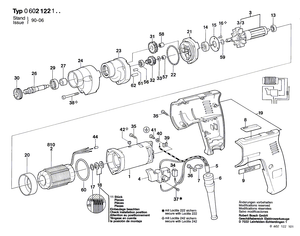 New Genuine Bosch 3606328011 Spindle With Gear