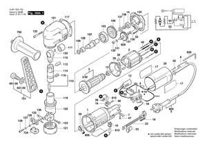 New Genuine Bosch 3606328017 Spindle With Gear