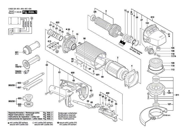 New Genuine Bosch 3606333046 Bevel Gear