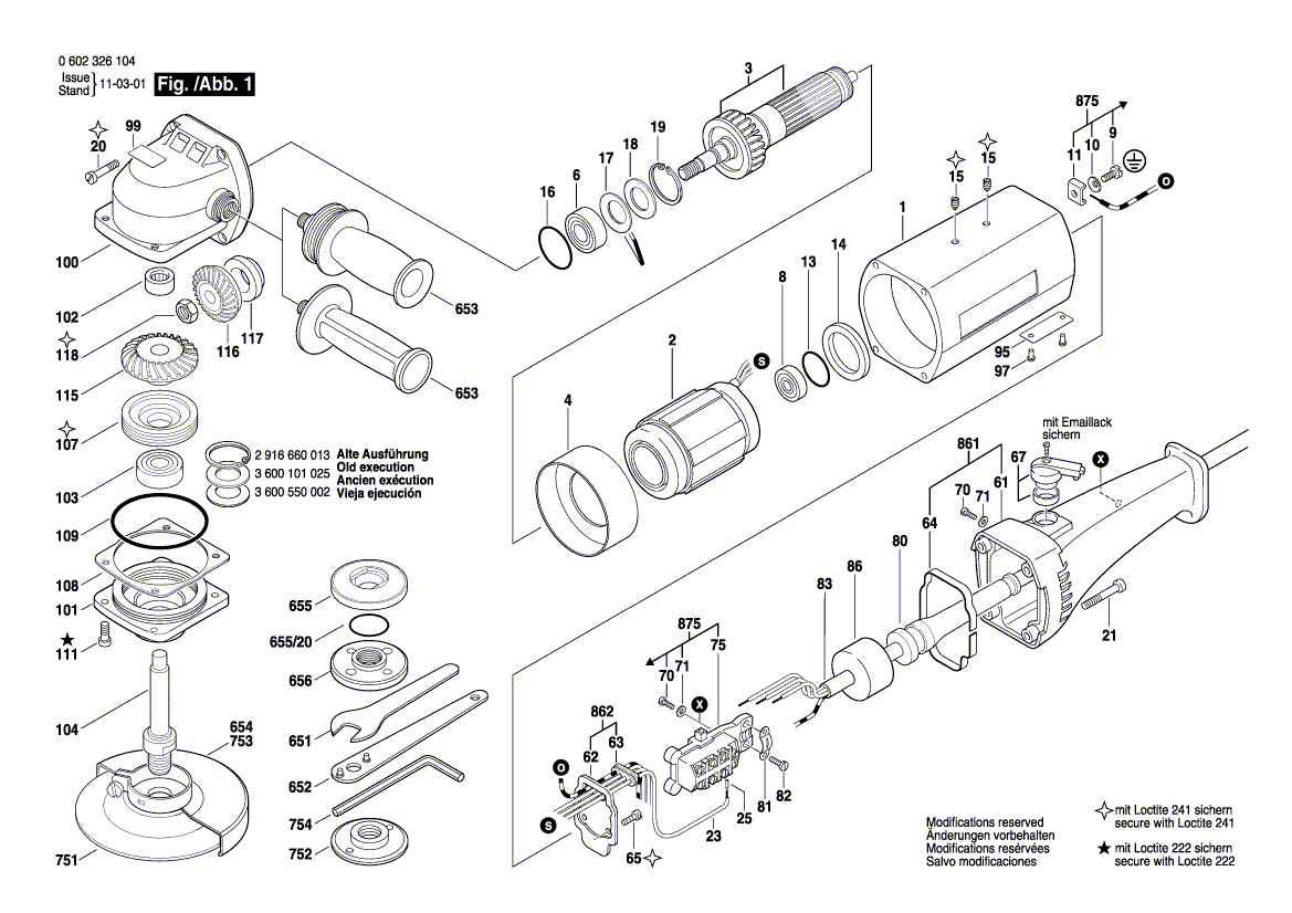 New Genuine Bosch 3606333071 Bevel Gear