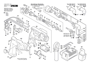 New Genuine Bosch 3606333591 Bevel Gear Set