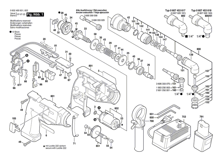 New Genuine Bosch 3606333591 Bevel Gear Set