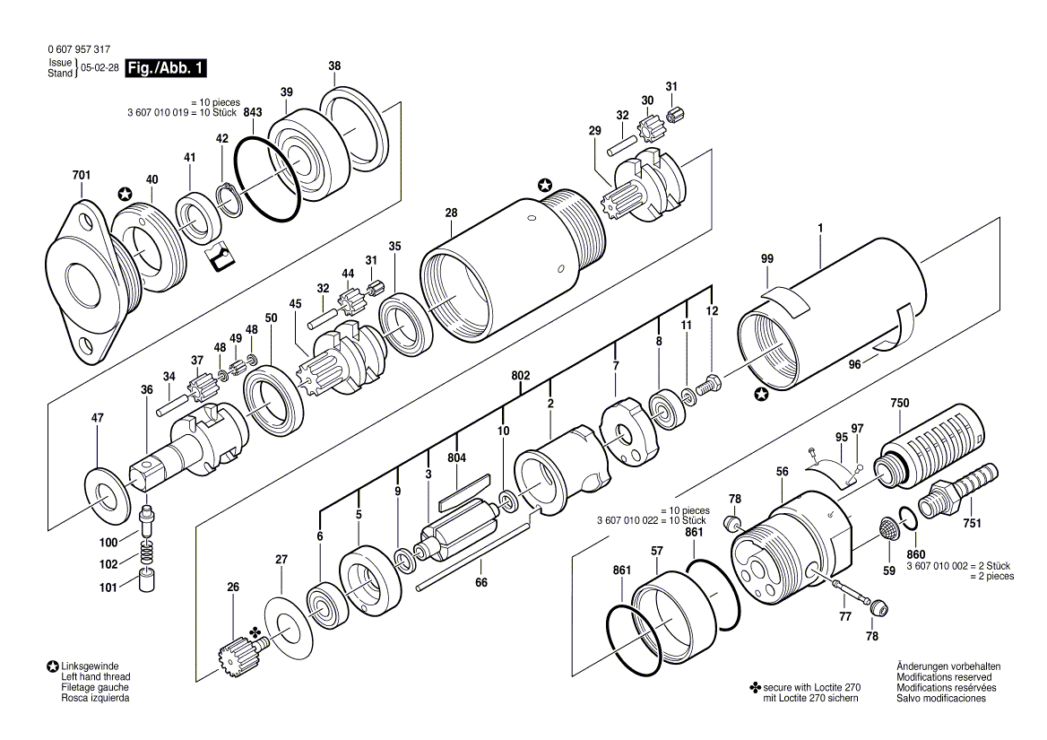 New Genuine Bosch 3606334013 Ring Gear