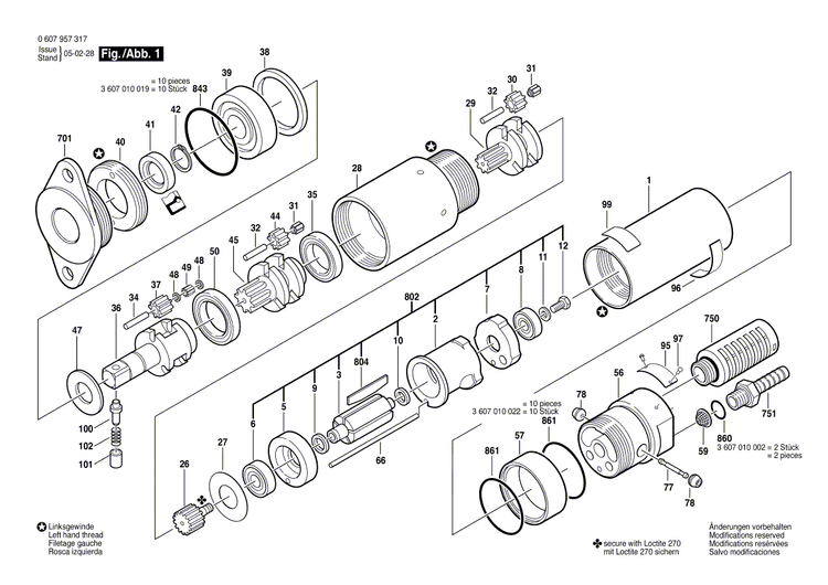 New Genuine Bosch 3606334013 Ring Gear