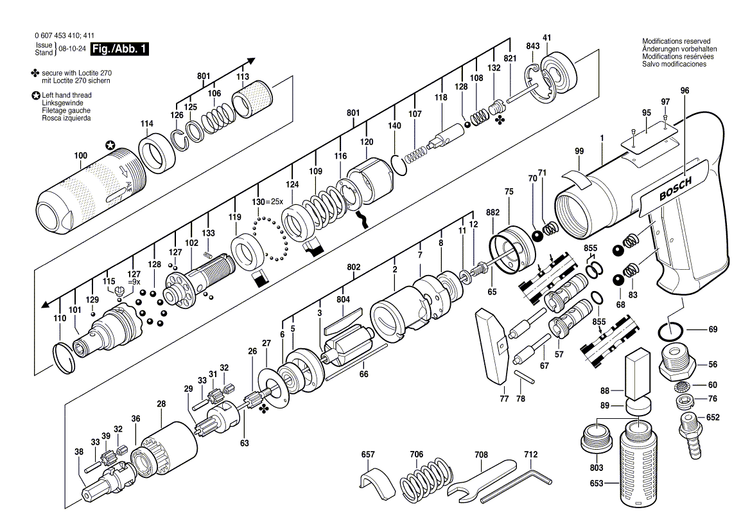 New Genuine Bosch 3606334021 Ring Gear