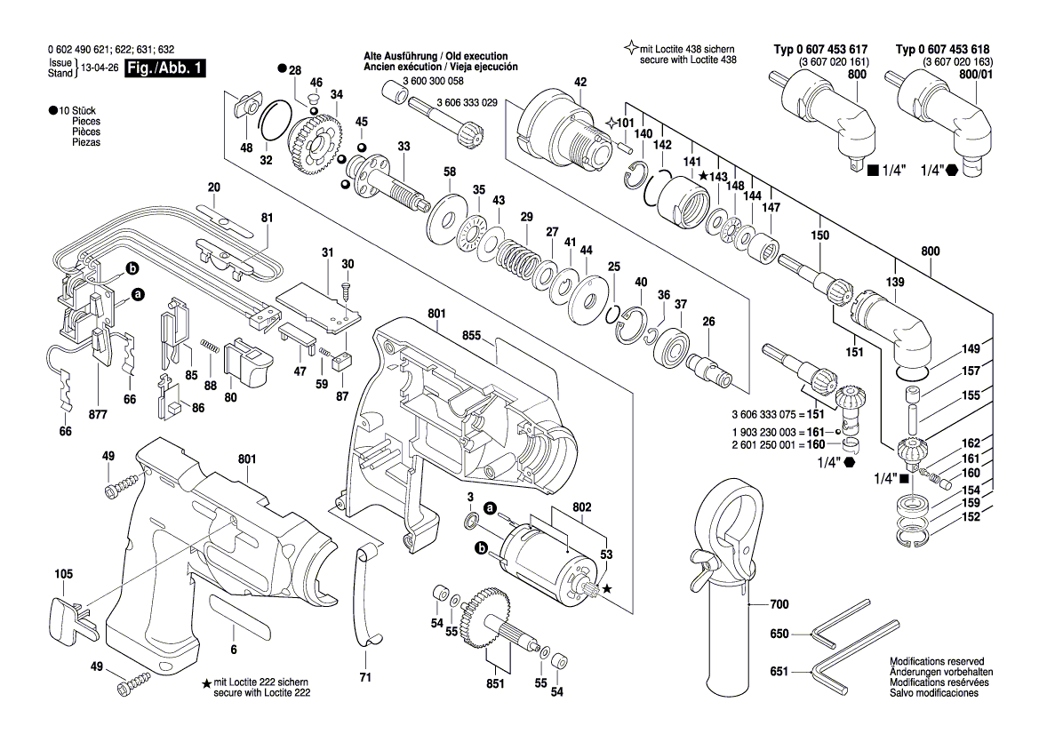New Genuine Bosch 3606334070 Crown Gear