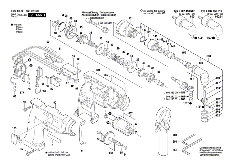 New Genuine Bosch 3606334070 Crown Gear
