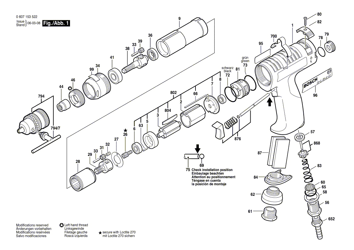 New Genuine Bosch 3606337035 Planetary-Gear Carrier