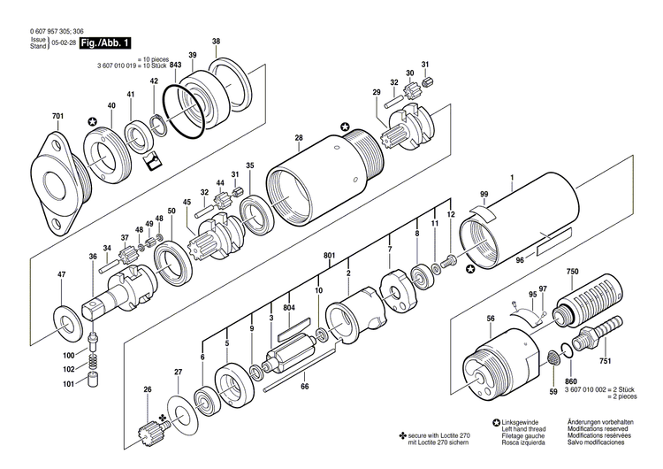 New Genuine Bosch 3606337045 Planetary-Gear Carrier