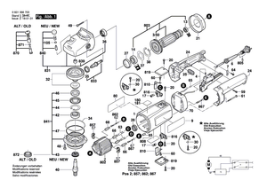 New Genuine Bosch 3607000108 Bearing Flange