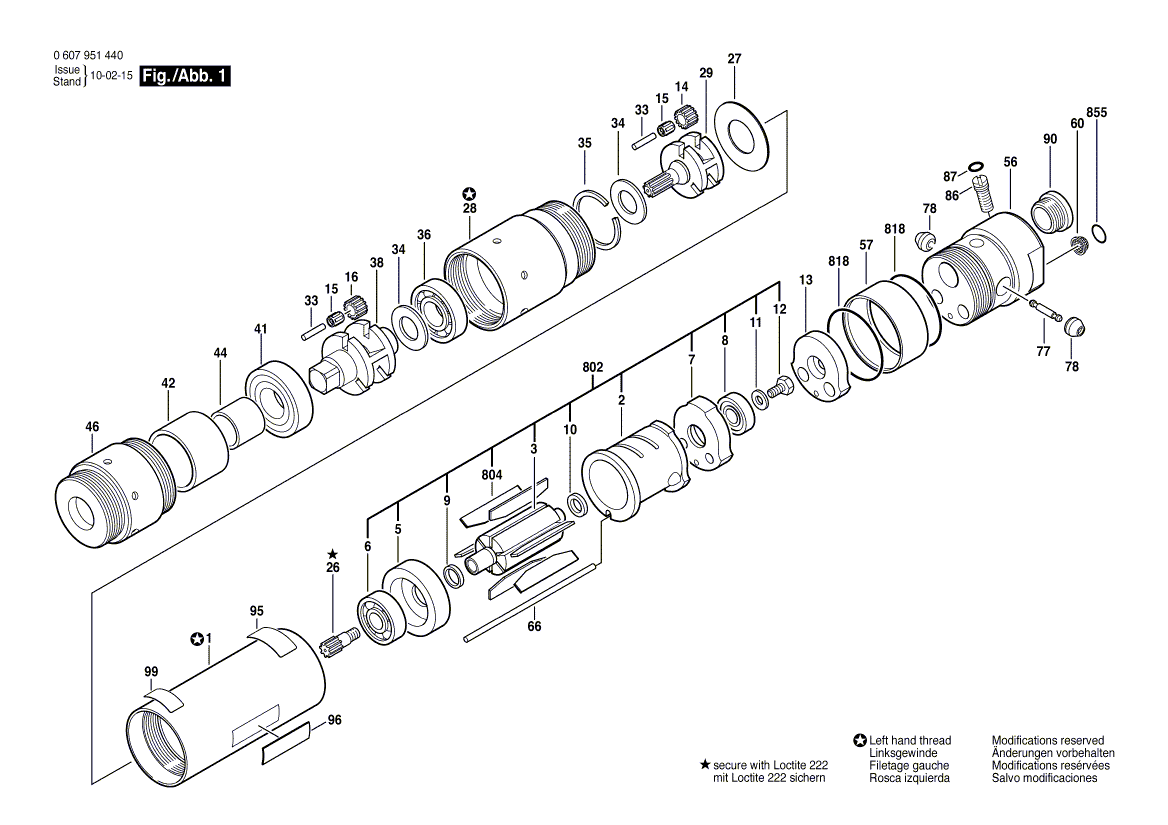 New Genuine Bosch 3607010020 Parts Set