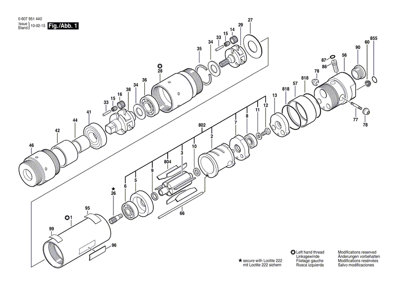 New Genuine Bosch 3607010020 Parts Set