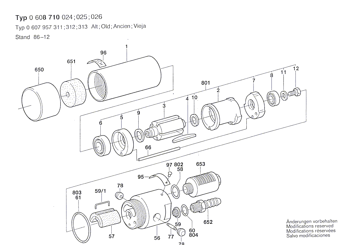 New Genuine Bosch 3607010022 Parts Set